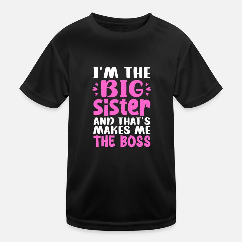 Older sister Kids Functional T-Shirt