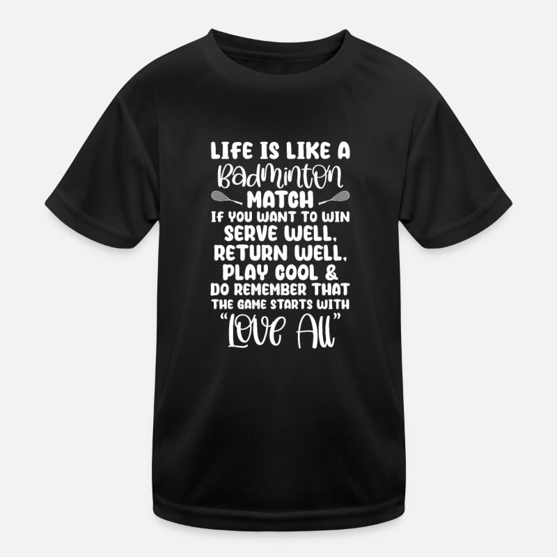Squash Kinder Funktions-T-Shirt