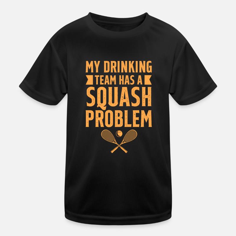 Squash Kinder Funktions-T-Shirt