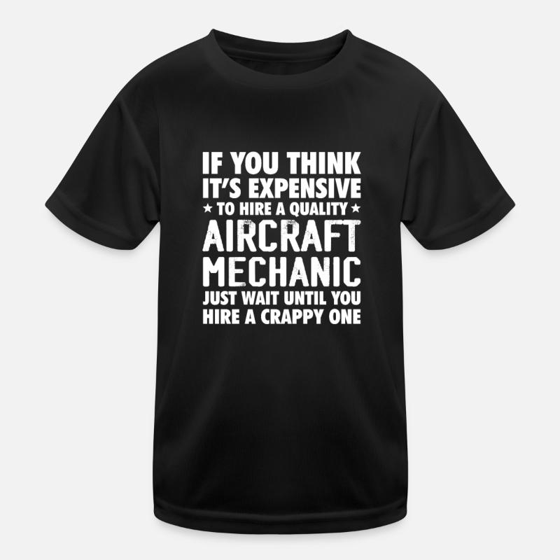 Mécanicien d’aéronefs T-shirt sport Enfant