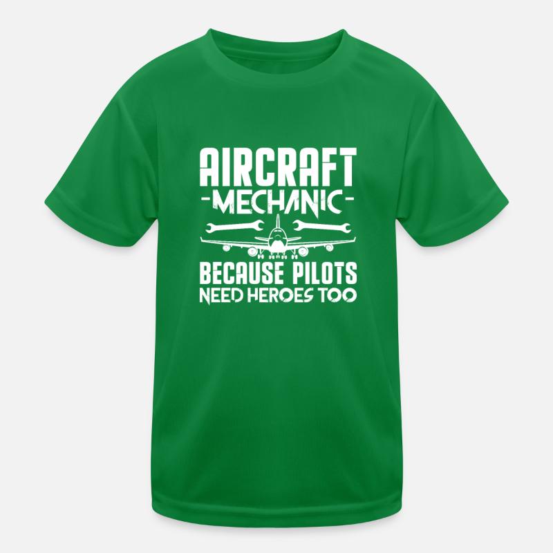 Mécanicien d’aéronefs T-shirt sport Enfant