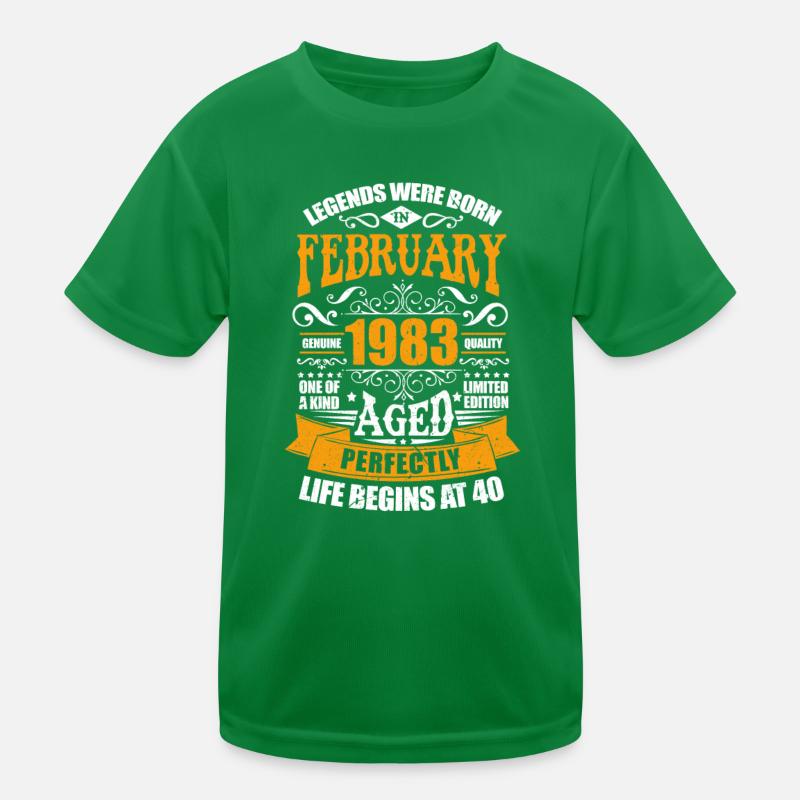 Februar 1983 Kinder Funktions-T-Shirt