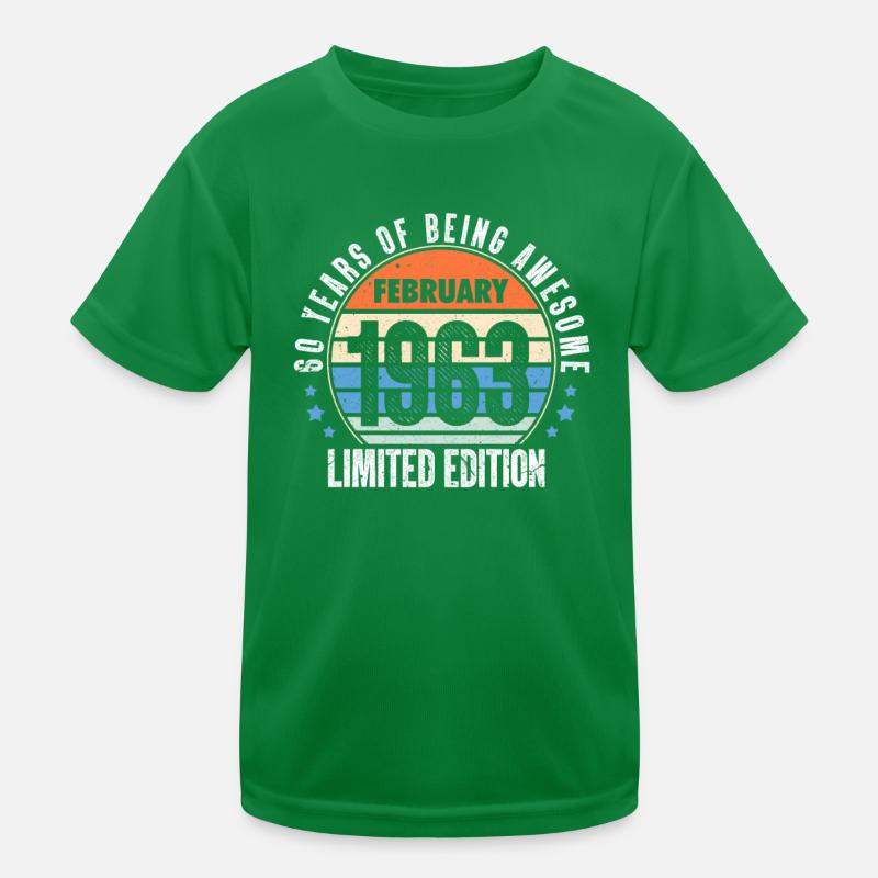 Februar 1963 Kinder Funktions-T-Shirt