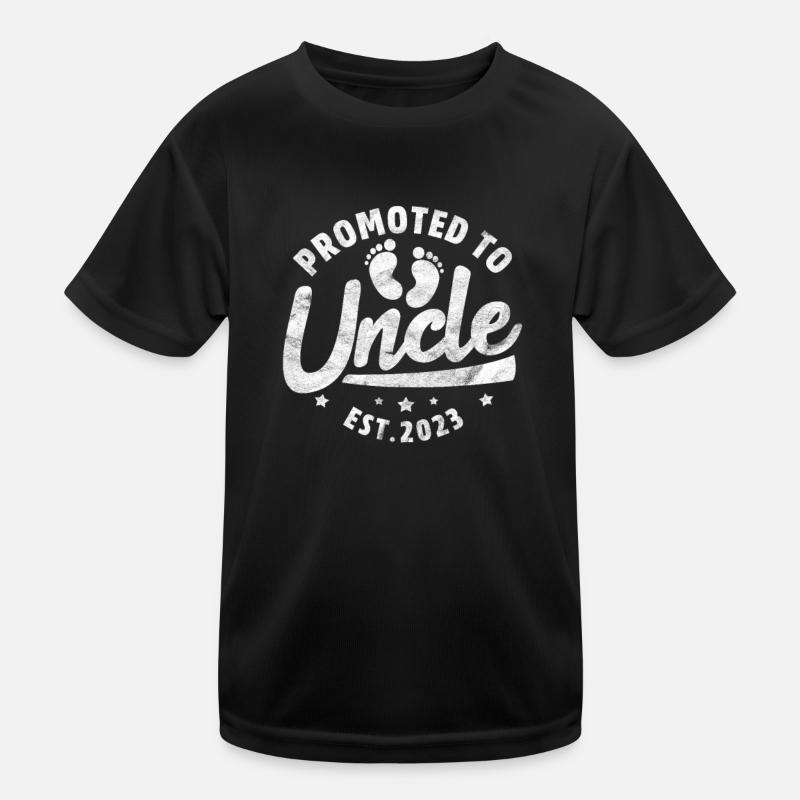 Grossesse Oncle T-shirt sport Enfant