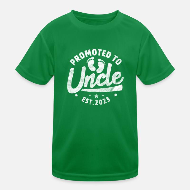 Schwangerschaft Onkel Kinder Funktions-T-Shirt