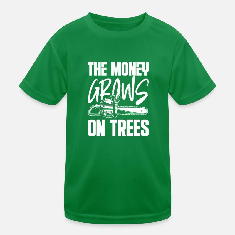 Baumpfleger Kinder Funktions-T-Shirt