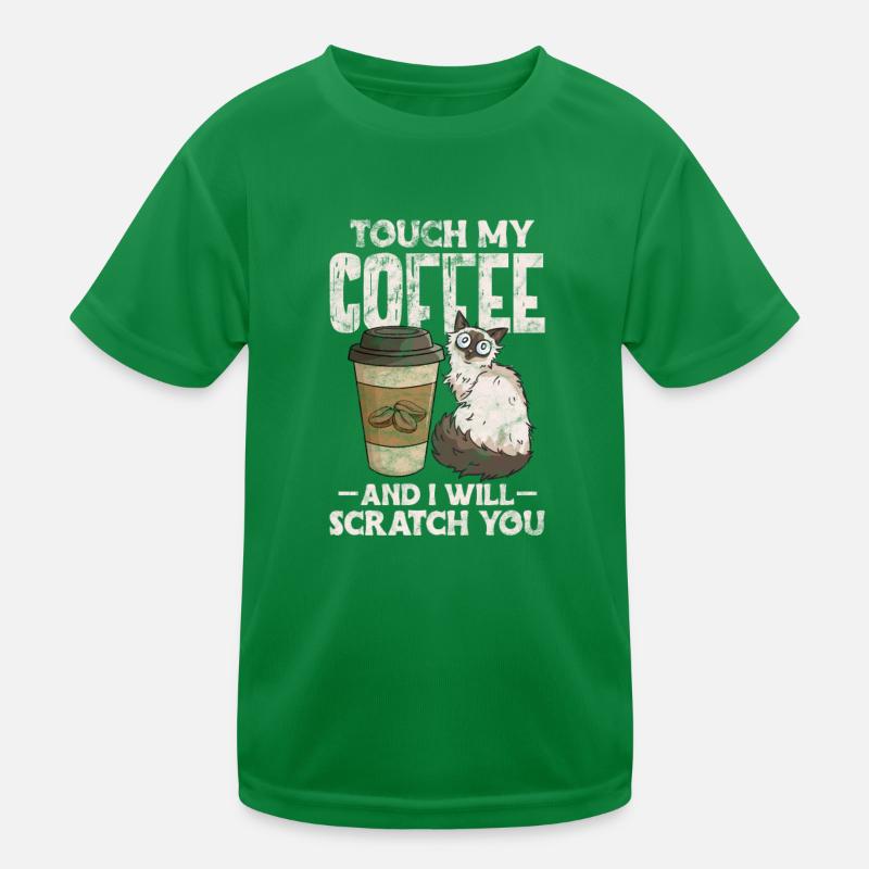 Kaffee Kinder Funktions-T-Shirt