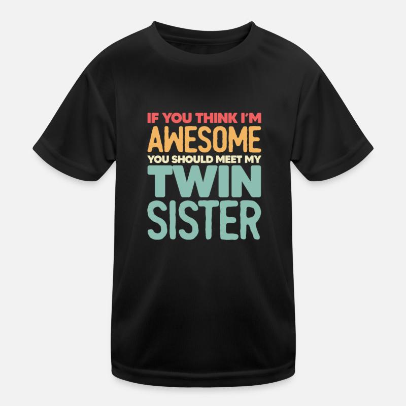 Schwester Kinder Funktions-T-Shirt