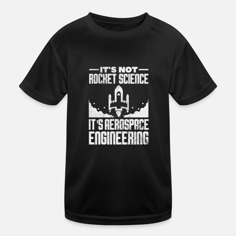 Raumfahrtingenieur Luftfahrtingenieur Geschenk Kinder Funktions-T-Shirt