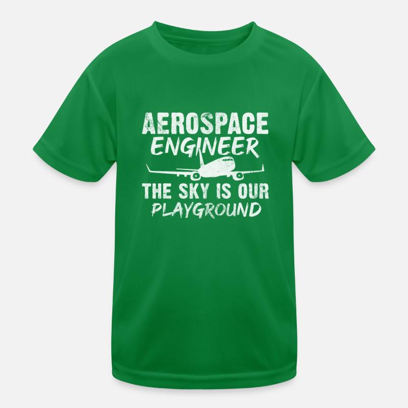 Raumfahrtingenieur Luftfahrtingenieur Geschenk Kinder Funktions-T-Shirt