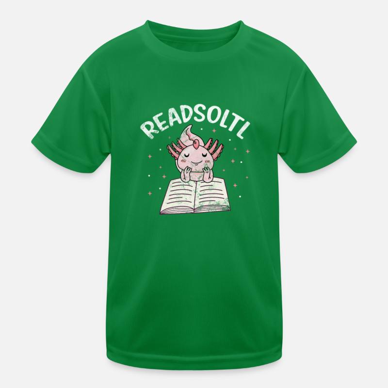 Axolotl Wassertier Wasser Geschenk Kinder Funktions-T-Shirt