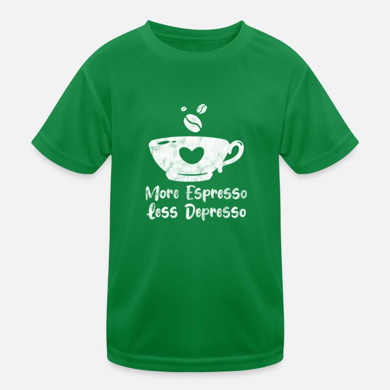 Kaffee Kinder Funktions-T-Shirt