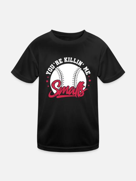 Softball joueur de baseball sports lanceur cadeau - T-shirt sport Enfant - noir - Devant