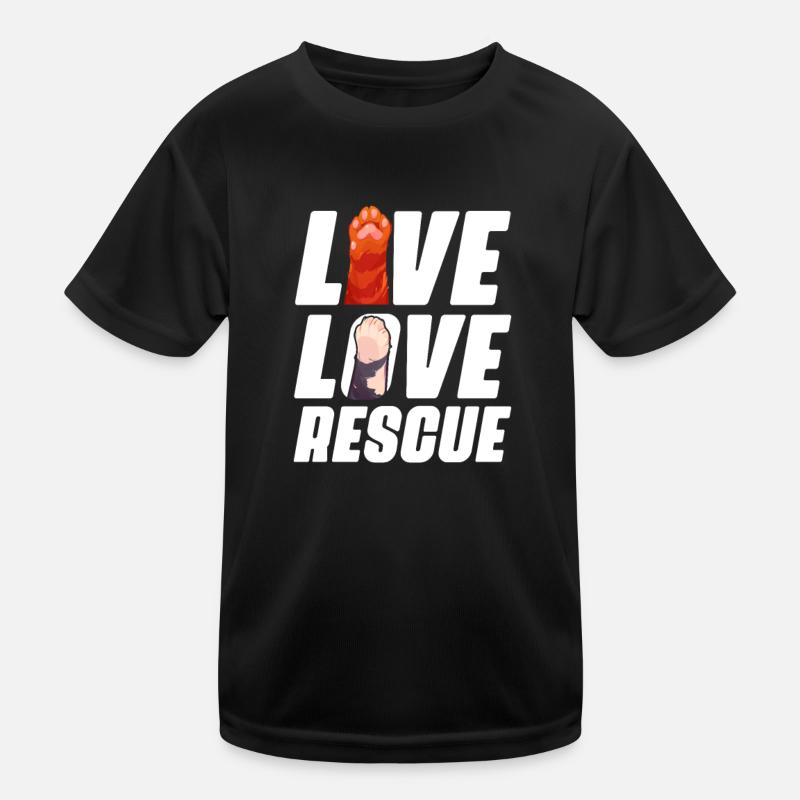 Tierrettung Kinder Funktions-T-Shirt