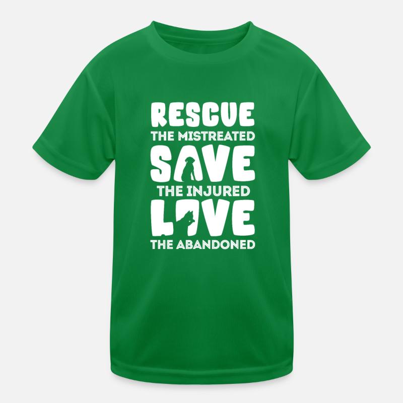 Tierrettung Kinder Funktions-T-Shirt