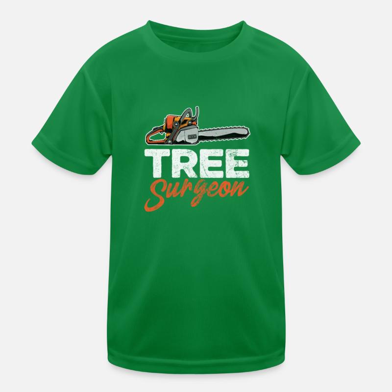 Arborist Tree Climber Arborist Gift Kids Functional T-Shirt