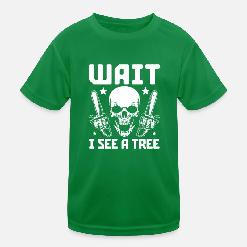 Baumpfleger Kinder Funktions-T-Shirt