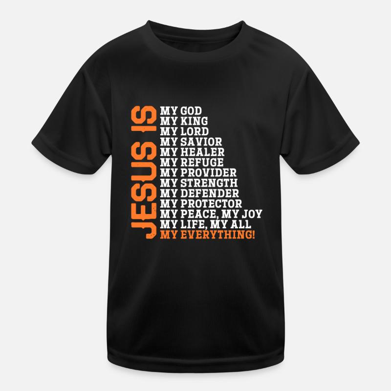 Bible Bible Versets chrétiens Don de Jésus T-shirt sport Enfant