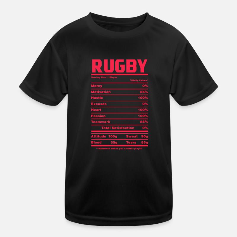 Rugby Kinder Funktions-T-Shirt