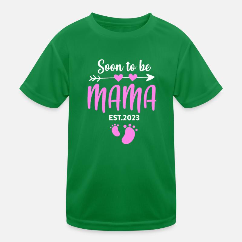 Grossesse Grossesse Naissance Bébé Cadeau T-shirt sport Enfant
