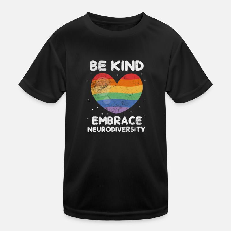 ADHS - Kinder Funktions-T-Shirt - Schwarz