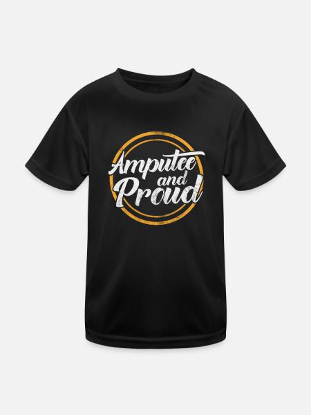 Amputation - Kids Functional T-Shirt - black - Front