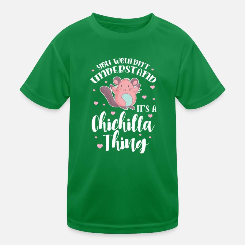 Chinchilla Kinder Funktions-T-Shirt