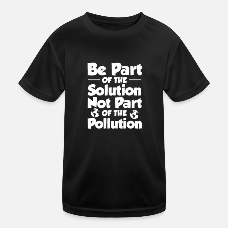 Klimawandel Kinder Funktions-T-Shirt