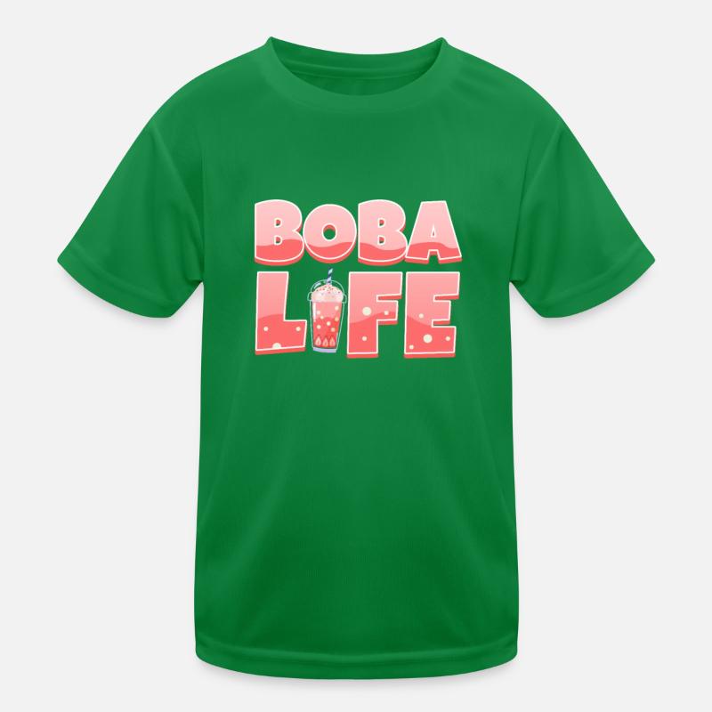 Bubble Tea Kinder Funktions-T-Shirt