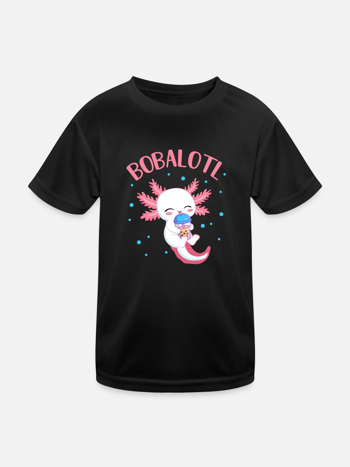 Bubble Tea - Kids Functional T-Shirt - black - Front