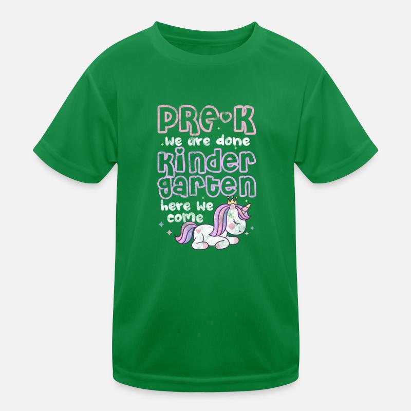 Kindergarten Kids Functional T-Shirt
