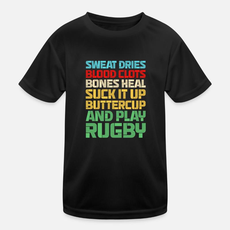 Rugby Kinder Funktions-T-Shirt