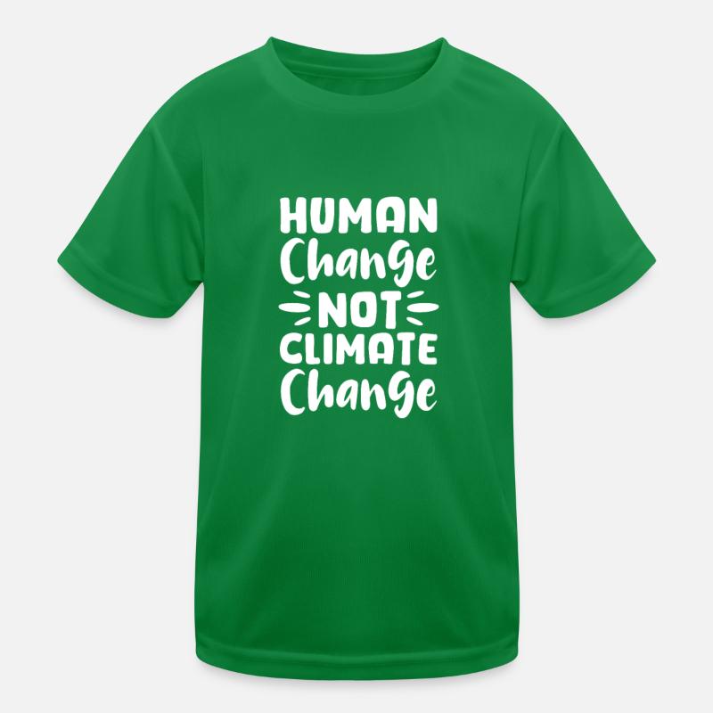 Climate change Kids Functional T-Shirt