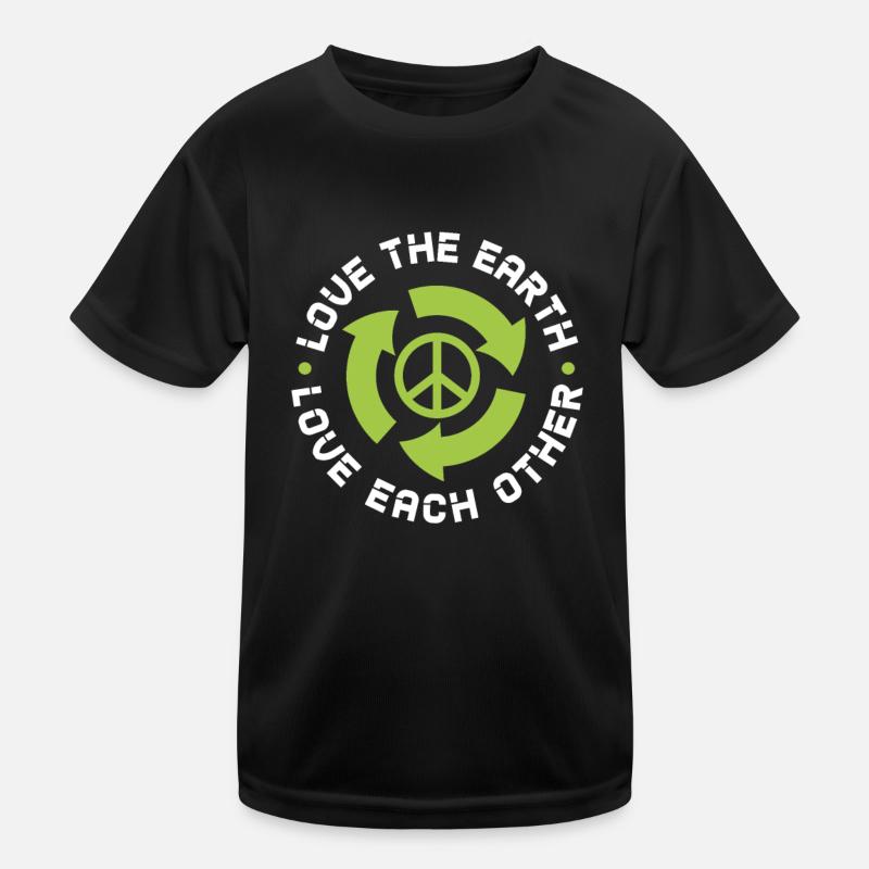 Klimawandel Kinder Funktions-T-Shirt
