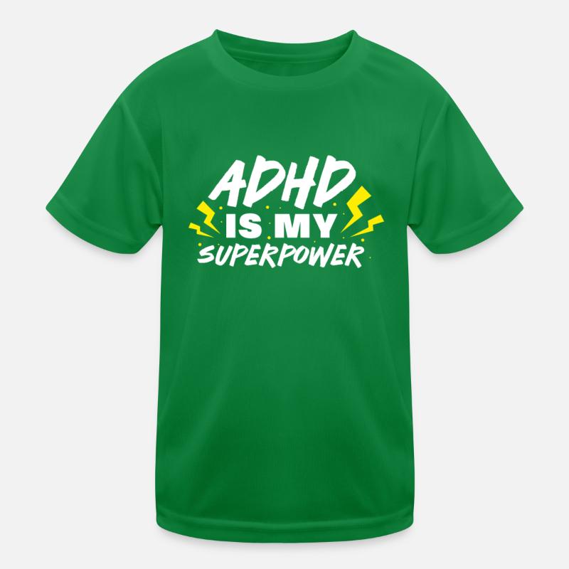ADHS ADHD Aufmerksamkeit Defizit Geschenk Kinder Funktions-T-Shirt