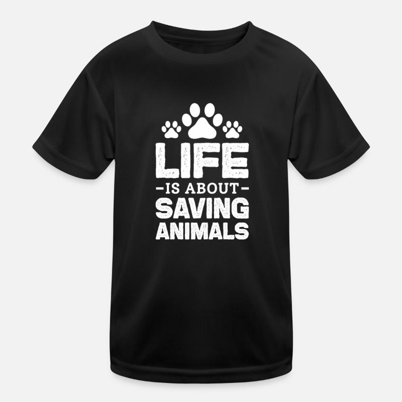 Tierrettung Kinder Funktions-T-Shirt