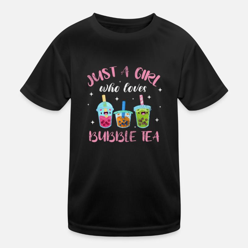 Bubble Tea Boba Tea Kawaii Cadeau T-shirt sport Enfant