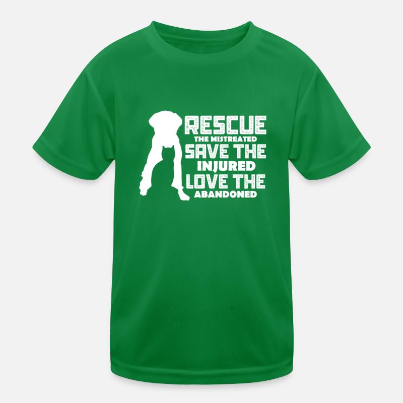 Tierrettung Kinder Funktions-T-Shirt