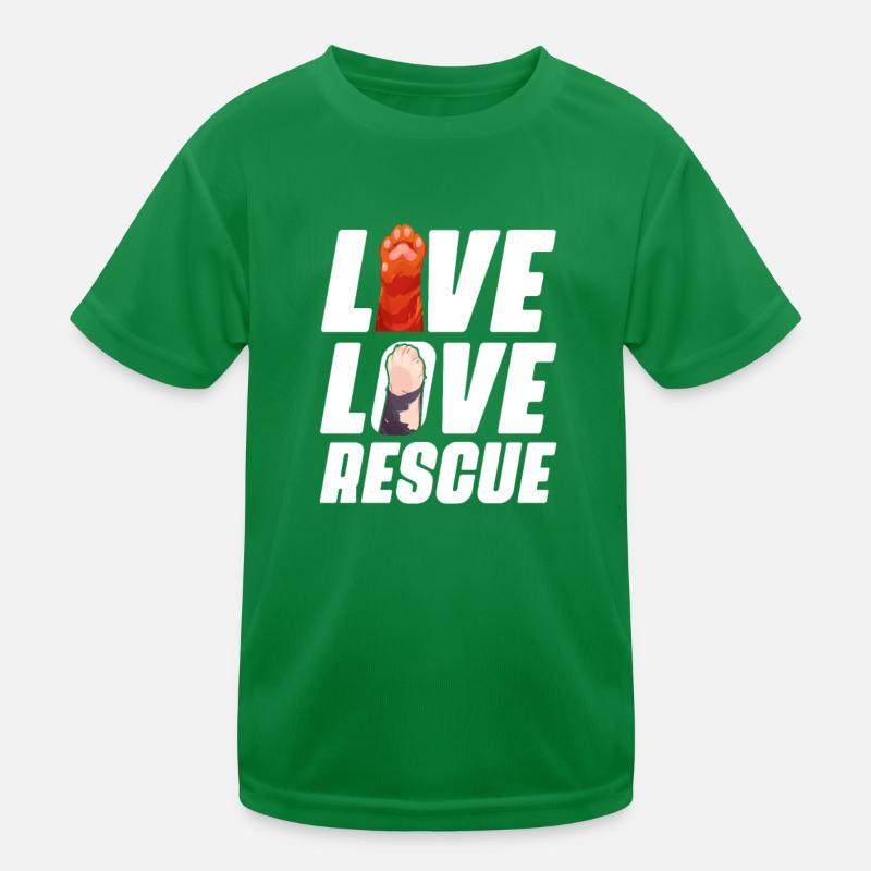 Tierrettung Kinder Funktions-T-Shirt