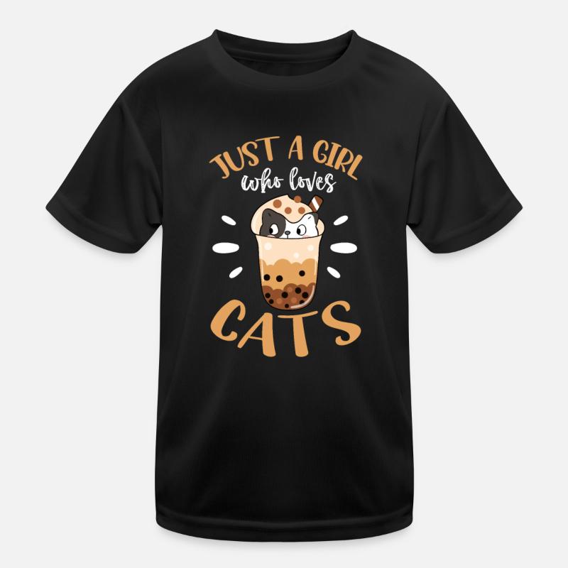 Bubble Tea Kids Functional T-Shirt