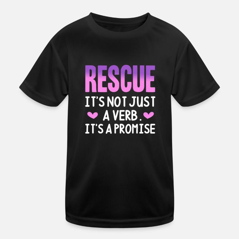 Tierrettung Kinder Funktions-T-Shirt