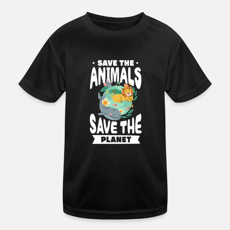 Klimawandel Kinder Funktions-T-Shirt