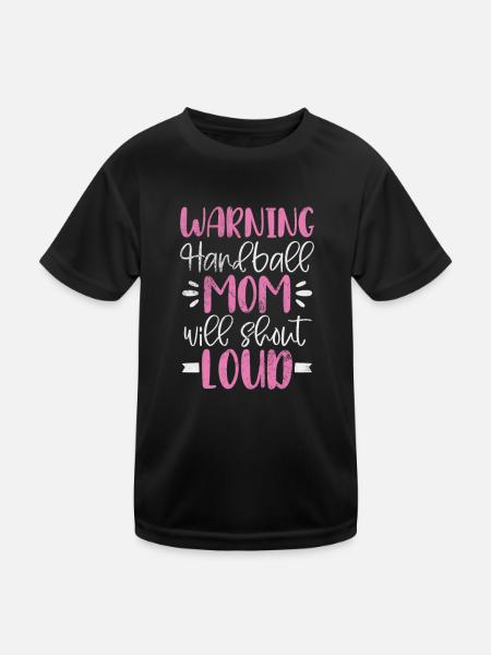 Handball Handball Joueur Handball Joueur de handball Cadeau sportif - T-shirt sport Enfant - noir - Devant