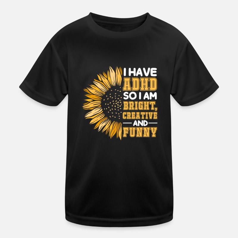 ADHS ADHD Aufmerksamkeit Defizit Geschenk Kinder Funktions-T-Shirt