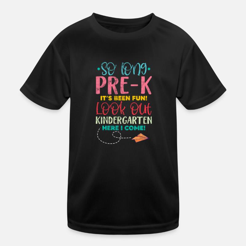 Kindergarten Kids Functional T-Shirt