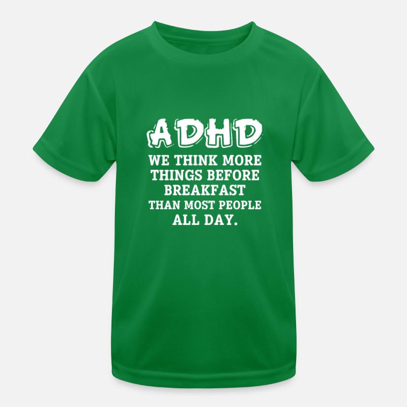 ADHS ADHD Aufmerksamkeit Defizit Geschenk Kinder Funktions-T-Shirt