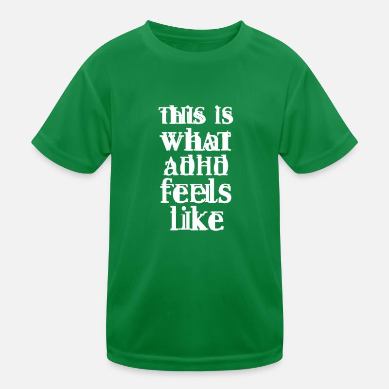 TDAH TDAH Cadeau de déficit de l’attention T-shirt sport Enfant
