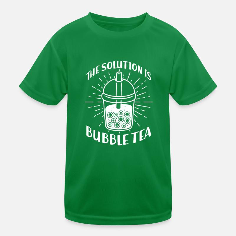 Bubble Tea Kinder Funktions-T-Shirt