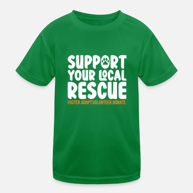 Tierrettung Kinder Funktions-T-Shirt