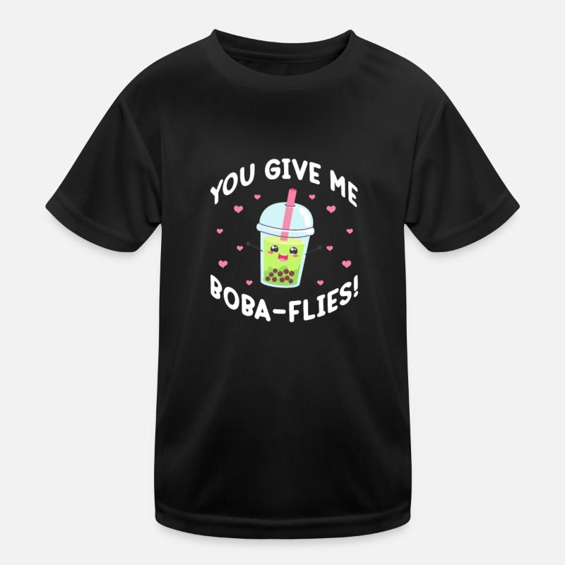 Bubble Tea Kinder Funktions-T-Shirt
